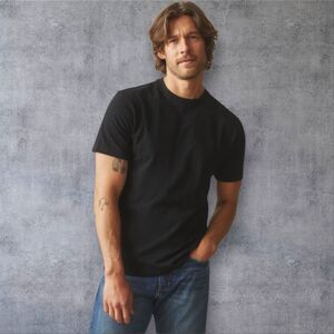 American Giant T-Shirt Mens M Black Premium Slub Knit Short Sleeve Crew Tee NEW